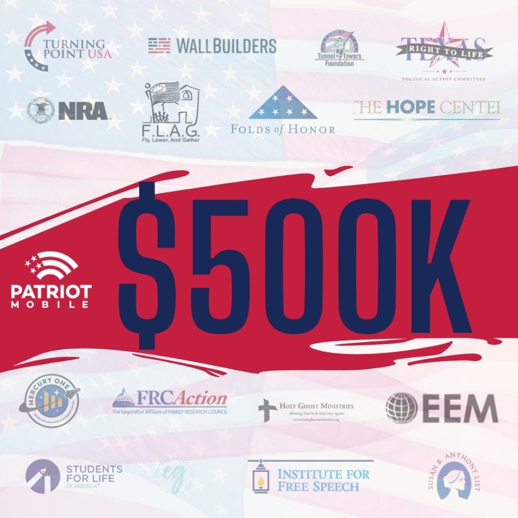 2021 Year In Review – Patriot Mobile Donates More Than $500K to Conservative Causes