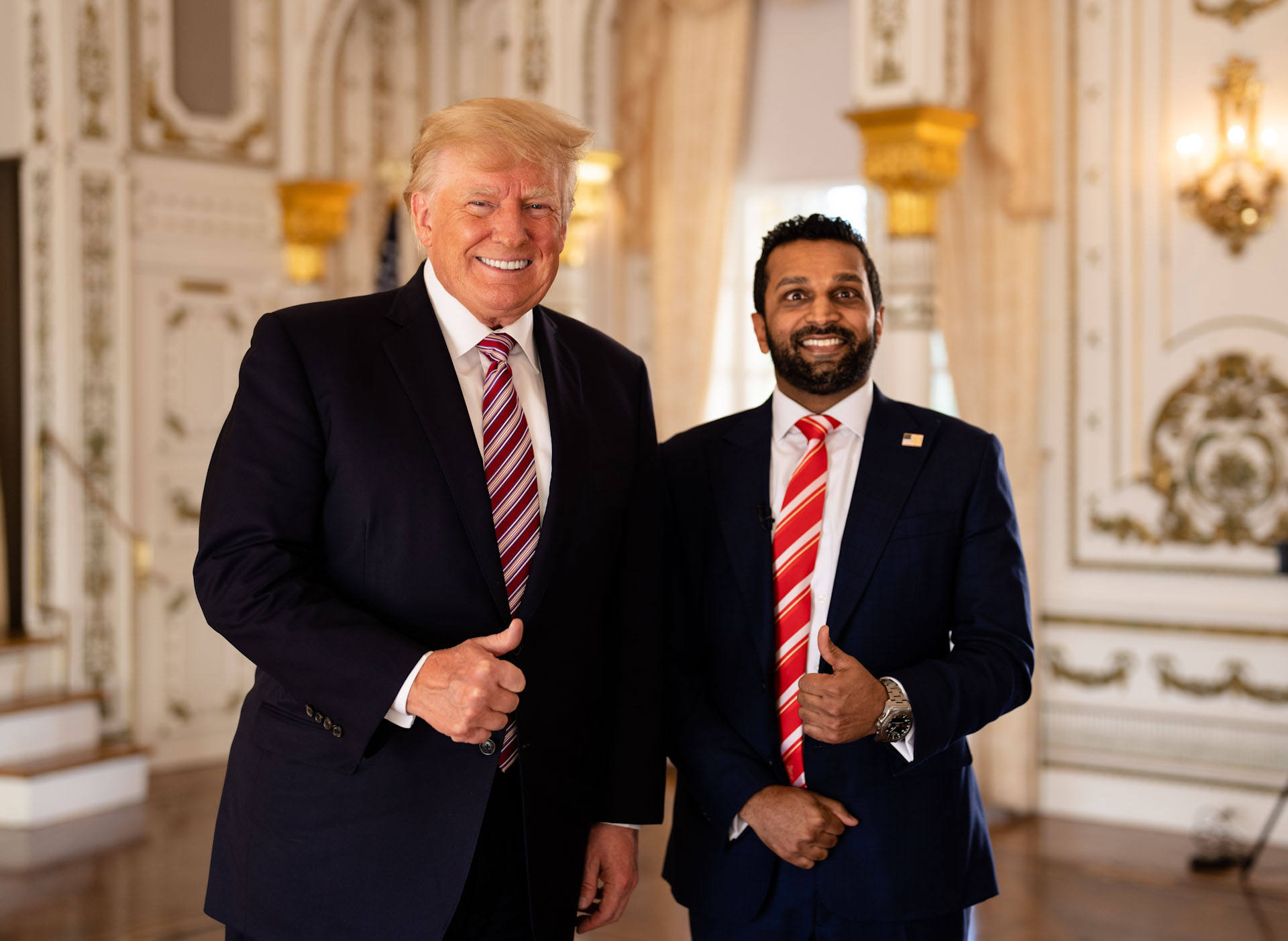 President Trump and Kash Patel in the Whitehouse
