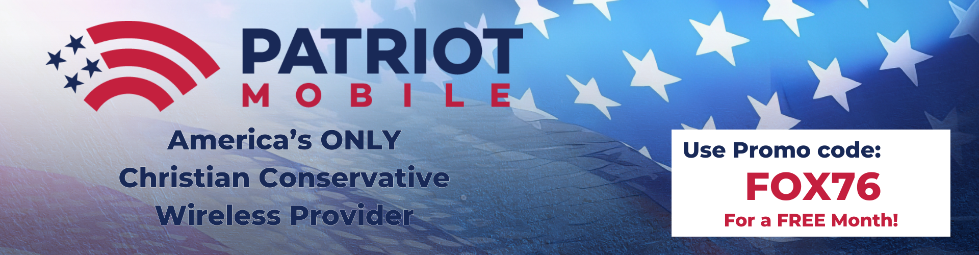 Patriot Mobile FOX76 Promo